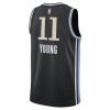 Canotte Uomo Atlanta Hawks Trae Young Nike 2023-24 City Edition Nero Swingman